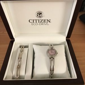 Citizen eco-drive violet ladies watch